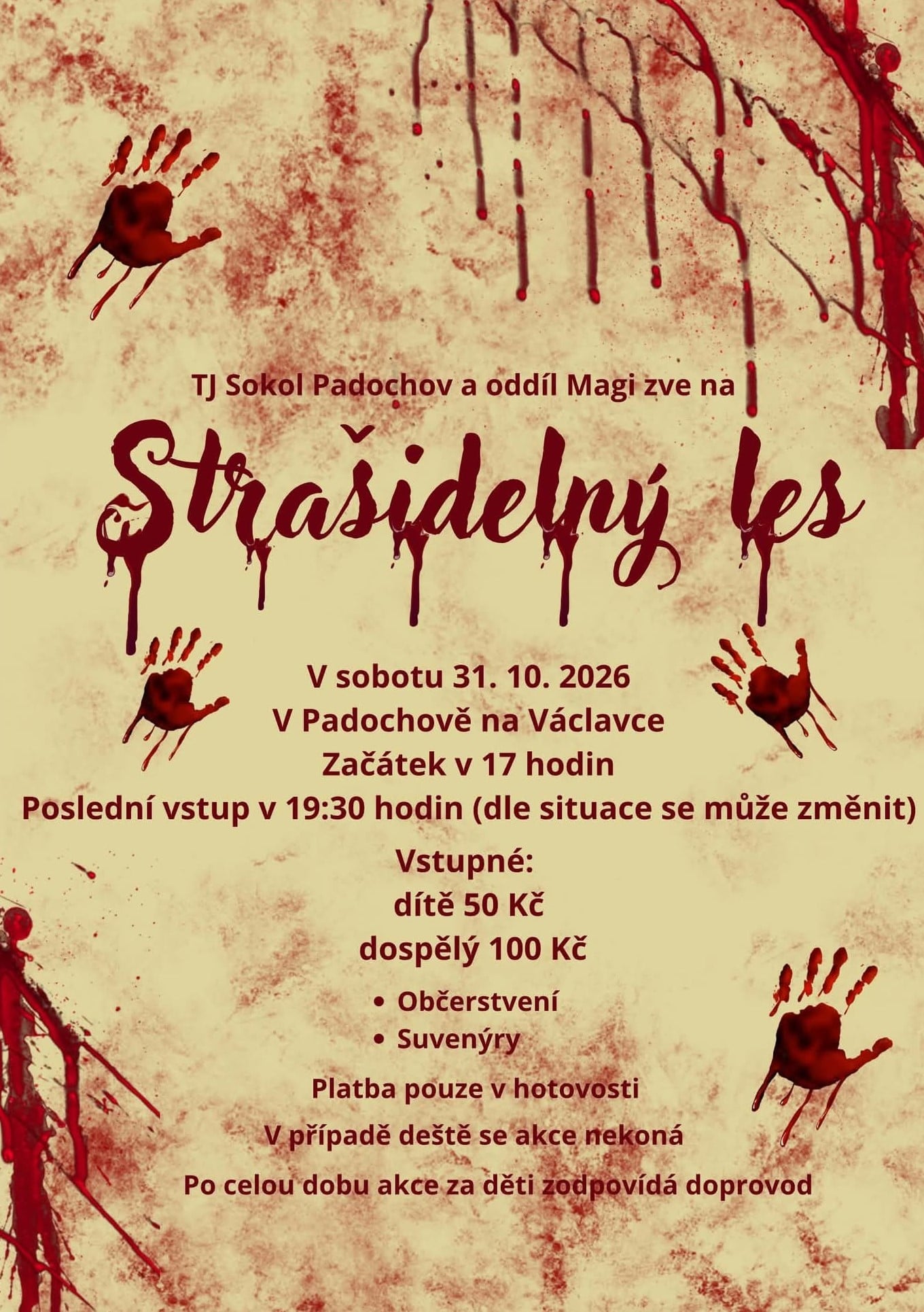 Strašidelný les 2026